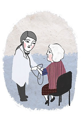 PSD 라이프스타일 여자 노년 남자 할머니 의자 일러스트 청진기 건강 사람 두명 라이프 세로 실버라이프 노후 노부부 진료 의사 실버 한지 여의사 혈압계 노인만 성인만 국내일러스트 부부 종이 가구 의학 의료기기 성인 생활 의료진 혈압 파일형식