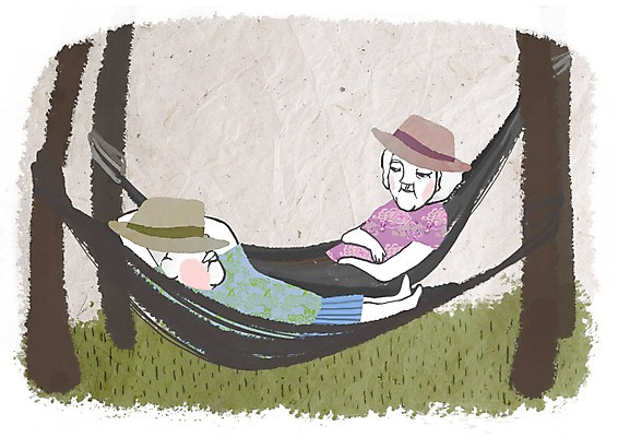 PSD 나무 모자 라이프스타일 부부 여자 할아버지 노년 남자 할머니 여유 일러스트 휴식 사람 야외 두명 라이프 가로 실버라이프 노후 노부부 실버 중절모 한지 낮잠 해먹 노인만 성인만 국내일러스트 식물 모자_잡화 커플 잡화 감정 종이 컨셉 성인 생활 침대 잠 파일형식