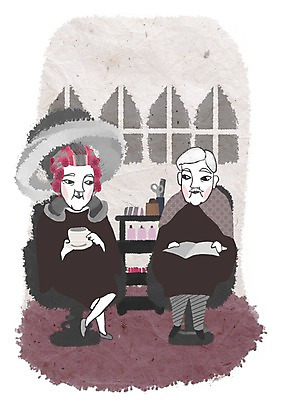 PSD 라이프스타일 부부 여자 할아버지 노년 남자 할머니 커피 의자 일러스트 창문 실내 사람 두명 라이프 세로 실버라이프 노후 뷰티 노부부 가운 목욕가운 파마 실버 미용실 커피잔 한지 머리손질 노인만 성인만 국내일러스트 헤어스타일 커플 옷 종이 음료 가구 잔 성인 내부 생활 뷰티샵 파일형식