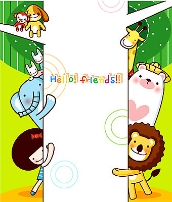 EPS 나무 식물 동물 여자 초등학생 어린이 일러스트 곰 상상 놀이 코끼리 프레임 한명 사람 소녀 이벤트 친구 공백 하트 원숭이 토끼 원형 개 강아지 사자 기린 숨기 숨바꼭질 여자만 여자한명만 어린이만 소녀만 소녀한명만 국내일러스트 모양 도형 1 학생 포유류 관계 모션 반려동물 파일형식 벡터