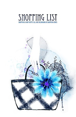 PSD 라이프스타일 손 잡화 꽃 백그라운드 가방 일러스트 페인터 수채화 사람없음 라이프 신체부위 장식 쇼핑 핸드백 수제그림 쇼핑리스트 아이템 쇼핑아이템 위시리스트 국내일러스트 식물 페인팅 사람 생활 파일형식