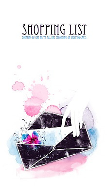 PSD 라이프스타일 손 꽃 백그라운드 일러스트 페인터 봉투 수채화 사람없음 라이프 신체부위 장식 쇼핑 상품권 수제그림 쇼핑리스트 아이템 쇼핑아이템 위시리스트 국내일러스트 식물 페인팅 사람 생활 파일형식