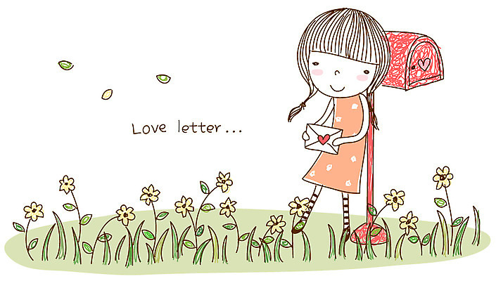 EPS 식물 라이프스타일 여자 꽃 꽃밭 일러스트 청소년 나뭇잎 한명 사람 야외 라이프 10대 우체통 하트 러브레터 편지 여자만 여자한명만 십대만 십대여자만 십대여자한명만 국내일러스트 모양 1 잎 생활 파일형식 벡터