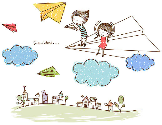 EPS 나무 구름 라이프스타일 커플 여자 남자 일러스트 상상 주택 사랑 사람 소년 야외 두명 건물 라이프 10대 판타지 마을 비행 종이비행기 언덕 십대만 국내일러스트 자연요소 식물 건축물 감정 어린이 관계 청소년 생활 종이접기 파일형식 벡터