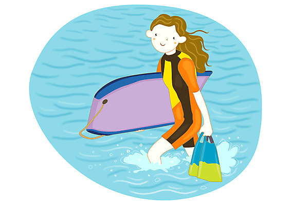 PSD 라이프스타일 여자 수영복 파도 바다 일러스트 레저 한명 서기 들기 사람 20대 성인 취미 야외 라이프 여름 레포츠 운동 윈드서핑 서핑보드 보드 서핑 오리발 여름스포츠 여자만 여자한명만 성인여자만 청년만 청년여자만 성인한명만 청년여자한명만 성인여자한명만 성인만 국내일러스트 1 옷 계절 스포츠 모션 건강 청년 생활 수상스포츠 보드_스포츠 파일형식 여름_계절