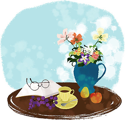 EPS 식물 꽃 포스터 문화 안경 예술 백그라운드 과일 일러스트 탁자 포도 문화예술 사람없음 책 꽃병 공연 사과 커피잔 찻잔 티스푼 꽃꽂이 오브젝트 포도송이 모과 정물화 국내일러스트 잡화 커피 가구 잔 이벤트 숟가락 그림 원예 파일형식 벡터