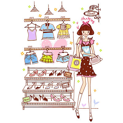 EPS 전신 라이프스타일 알파벳 잡화 옷 원피스 여자 구두 티셔츠 가방 일러스트 반바지 전등 조명 실내 한명 서기 들기 사람 20대 성인 쇼핑 치마 민소매 쇼핑백 상점 공책 전시 핸드백 미니스커트 진열장 블라우스 옷가게 신발가게 여자만 여자한명만 성인여자만 청년만 청년여자만 성인한명만 청년여자한명만 성인여자한명만 성인만 국내일러스트 1 영어 신발 셔츠 상의 바지 모션 하의 문구용품 청년 내부 생활 파일형식 벡터