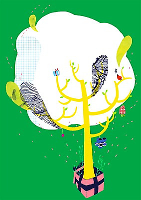 PSD 나무 식물 열매 점선 백그라운드 무늬 음표 일러스트 상상 조류 안내 프레임 선물 이벤트 사람없음 선물상자 상자 공백 알림 콜라주 국내일러스트 동물 기호 선 음악 파일형식