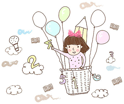 EPS 구름 문자 학생 여자 어린이교육 교육 초등학생 어린이 일러스트 전구 교과목 상상 하늘 한명 사람 소녀 상반신 책 숫자 연필 기구 열기구 비행 수학교육 풍선 숫자공부 여자만 여자한명만 어린이만 소녀만 소녀한명만 국내일러스트 자연요소 1 항공교통 학용품 학습 필기구 수학 파일형식 벡터
