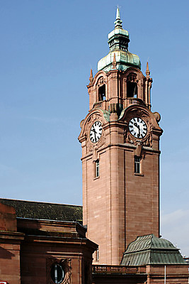 포토 JPG 주간 해외풍경 해외 건축물 건축 유럽 외국문화 하늘 독일 풍경 사람없음 야외 건물 세로 관광지 세계 도시 시계탑 비스바덴 국내포토 자연요소 나라 문화 여행 탑 파일형식