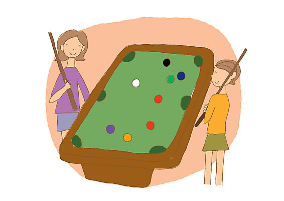PSD 라이프스타일 여자 일러스트 공 건강 서기 들기 사람 경기 두명 라이프 운동 경쟁 당구 포켓볼 당구공 생활체육 당구대 생활체조 당구채 당구장 포켓볼다이 여자만 국내일러스트 스포츠 컨셉 모션 생활 구기 당구용품 체조 파일형식