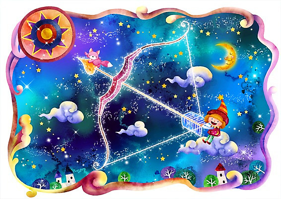 PSD 나무 식물 동물 구름 캐릭터 모자 여자 별 물결 초등학생 어린이 백그라운드 일러스트 상상 밤하늘 하늘 화살 주택 프레임 틀 한명 사람 소녀 야외 건물 가로 판타지 별자리 달 운세 과녁판 초승달 궁수자리 테두리 활 별자리캐릭터 여우 활쏘기 사수 은하수 물결무늬 사막여우 여자만 여자한명만 어린이만 소녀만 소녀한명만 국내일러스트 일러캐릭터 자연요소 1 학생 건축물 잡화 무늬 포유류 모션 자연 야간 파일형식