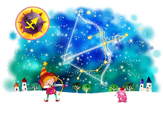 PSD 나무 식물 동물 모자 기호 여자 별 초등학생 어린이 선 백그라운드 과일 일러스트 밤하늘 하늘 화살 주택 한명 사람 소녀 야외 건물 가로 별자리 운세 사과 궁수자리 활 여우 점성술 사수 은하수 사막여우 별자리기호 여자만 여자한명만 어린이만 소녀만 소녀한명만 국내일러스트 자연요소 문자 1 학생 건축물 잡화 포유류 자연 야간 파일형식