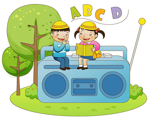 EPS 주간 나무 문자 라이프스타일 알파벳 영어 여자 어린이교육 교육 남자 어린이 가방 일러스트 교과목 안테나 영어교육 사람 소녀 소년 잔디 야외 두명 라이프 생활 책 가로 유치원 유치원생 카세트테이프 라디오 유치원모자 카세트플레이어 어린이만 국내일러스트 자연요소 식물 모자_잡화 잡화 통신 전자제품 플레이어 파일형식 벡터