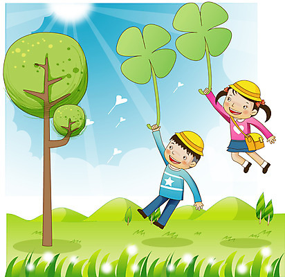 EPS 주간 나무 구름 라이프스타일 여자 어린이교육 교육 남자 별 어린이 가방 일러스트 하늘 산 사람 소녀 소년 초원 야외 두명 라이프 생활 가로 빛 태양 유치원 유치원생 하트 비행 풀 네잎클로버 유치원모자 어린이만 국내일러스트 자연요소 모양 식물 모자_잡화 잡화 클로버 파일형식 벡터