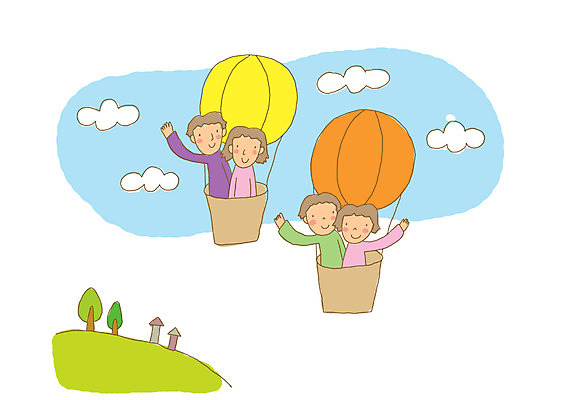 주간 PSD 나무 식물 구름 여자 남자 딸 아들 어린이 여행 일러스트 가족 하늘 엄마 가족여행 주택 사람 소녀 소년 여러명 야외 건물 부모 소풍 기구 자녀 열기구 비행 아빠 국내일러스트 자연요소 건축물 다수 관계 항공교통 야외활동 파일형식