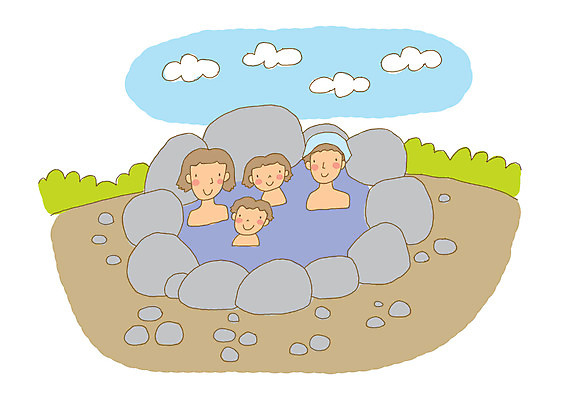 주간 PSD 구름 여자 남자 딸 아들 어린이 여행 일러스트 가족 하늘 엄마 휴가 가족여행 사람 소녀 소년 여러명 상반신 야외 부모 수건 소풍 온천 돌_바위 자녀 풀 아빠 노천 노천탕 국내일러스트 자연요소 식물 다수 관계 위생용품 야외활동 스파 파일형식