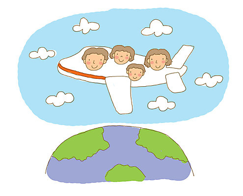 PSD 구름 여자 남자 딸 아들 지구 어린이 교통수단 해외여행 여행 일러스트 가족 항공교통 하늘 엄마 휴가 가족여행 대중교통 비행기 사람 소녀 소년 여러명 부모 소풍 자녀 비행 아빠 국내일러스트 자연요소 해외 다수 교통 관계 야외활동 파일형식