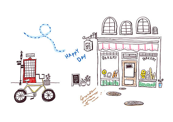 PSD 식물 문자 알파벳 영어 공공시설 화분 육상교통 백그라운드 가로등 라인일러스트 일러스트 거리 사람없음 야외 상점 자전거 칠판 빵집 표지판 라인아트 하수구 맨홀 맨홀뚜껑 국내일러스트 시설물 선 교통수단 알림판 바이크 시설 파일형식