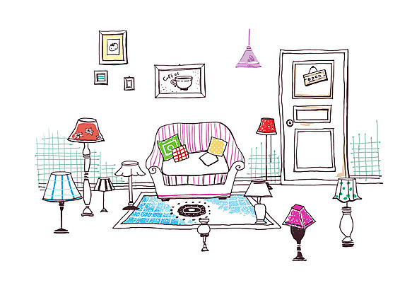 PSD 문자 알파벳 영어 가구 액자 백그라운드 쿠션 거실 라인일러스트 일러스트 전등 조명 실내 사람없음 소파 문 카펫 방 스탠드 커피잔 라인아트 방문 국내일러스트 커피 선 생활용품 의자 잔 내부 파일형식