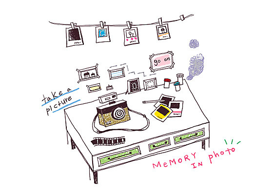 PSD 문자 알파벳 영어 가구 액자 백그라운드 라인일러스트 일러스트 집게 사람없음 카메라 메모지 추억 필름 라인아트 책상 서랍장 폴라로이드 폴라로이드사진 메모리 필름통 국내일러스트 선 생활용품 컨셉 전자제품 사무용품 파일형식