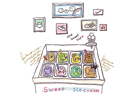 PSD 문자 알파벳 영어 음식 액자 백그라운드 라인일러스트 일러스트 디저트 실내 종류 사람없음 숟가락 맛 라인아트 진열장 아이스크림콘 콘아이스크림 아이스크림가게 국내일러스트 선 컨셉 아이스크림 수저 내부 콘 아이스크림장사 파일형식