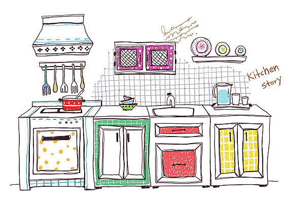 PSD 문자 접시 알파벳 영어 생활용품 백그라운드 라인일러스트 일러스트 창문 주전자 주방용품 선반 실내 사람없음 컵 주방 가스레인지 오븐 냄비 라인아트 물컵 개수대 싱크대 국자 서랍장 정리 뒤집개 환풍기 국내일러스트 식기 선 가구 내부 장비 가전제품 레인지 솥 오브젝트 파일형식