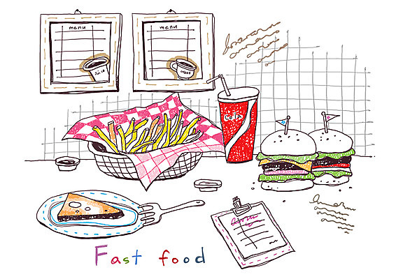 PSD 문자 그릇 접시 알파벳 영어 음료 음식 빵 백그라운드 포크 라인일러스트 일러스트 패스트푸드 실내 사람없음 바구니 감자튀김 햄버거 인스턴트 라인아트 콜라 탄산음료 메뉴판 계산서 국내일러스트 식기 선 감자 내부 튀김 탄산 파일형식