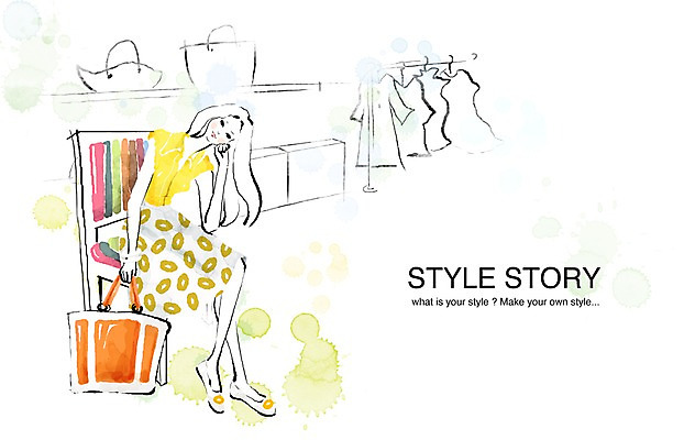PSD 모델 우먼라이프 라이프스타일 옷 원피스 여자 패션 구두 백그라운드 의자 가방 일러스트 페인터 수채화 실내 한명 사람 20대 성인 라이프 여름 쇼핑 상점 옷걸이 진열장 번짐 수제그림 단화 스타일스토리 여자만 여자한명만 성인여자만 청년만 청년여자만 성인한명만 청년여자한명만 성인여자한명만 성인만 국내일러스트 1 잡화 계절 가구 신발 페인팅 청년 내부 생활 여성화 파일형식 효과