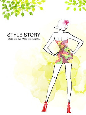 PSD 식물 모델 우먼라이프 라이프스타일 원피스 여자 패션 꽃 구두 포즈 백그라운드 일러스트 페인터 나뭇잎 수채화 한명 사람 풍경 20대 성인 라이프 장식 여름 쇼핑 나뭇가지 수제그림 스타일스토리 여자만 여자한명만 성인여자만 청년만 청년여자만 성인한명만 청년여자한명만 성인여자한명만 성인만 국내일러스트 나무 1 옷 계절 신발 잎 페인팅 청년 생활 파일형식