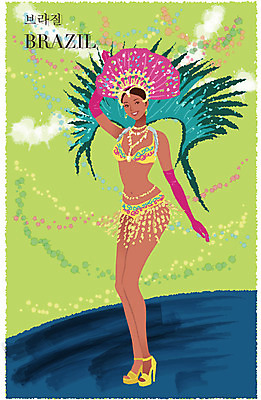 EPS 전통 옷 여자 외국문화 백그라운드 일러스트 한명 사람 20대 성인 축제 댄서 춤 남아메리카 전통의상 브라질 복식 삼바 여자만 여자한명만 성인여자만 청년만 청년여자만 성인한명만 청년여자한명만 성인여자한명만 성인만 국내일러스트 직업 1 문화 문화예술 아메리카 청년 파일형식 벡터