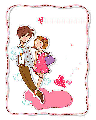 EPS 구름 커플 드레스 원피스 여자 남자 점선 백그라운드 가방 데이트 일러스트 프레임 사랑 사람 정장 두명 물방울무늬 핸드백 하트 국내일러스트 자연요소 모양 잡화 옷 감정 선 무늬 관계 파일형식 벡터