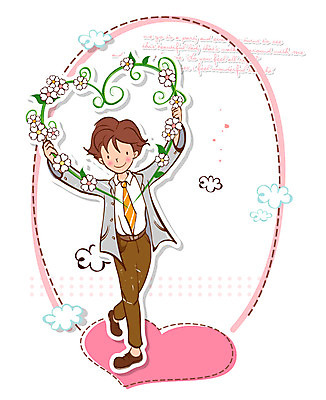 EPS 구름 커플 남자 꽃 점선 백그라운드 일러스트 프레임 사랑 한명 사람 정장 이벤트 20대 성인 장식 물방울무늬 화환 하트 남자만 남자한명만 성인남자만 청년만 청년남자만 청년남자한명만 성인한명만 성인남자한명만 성인만 국내일러스트 자연요소 모양 식물 1 옷 감정 선 무늬 관계 청년 파일형식 벡터