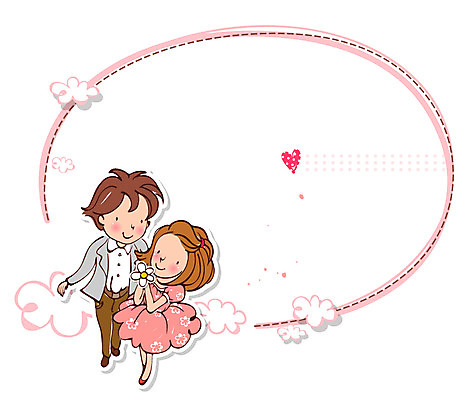 EPS 구름 커플 드레스 원피스 여자 남자 꽃 점선 백그라운드 일러스트 프레임 사랑 사람 정장 두명 물방울무늬 하트 국내일러스트 자연요소 모양 식물 옷 감정 선 무늬 관계 파일형식 벡터