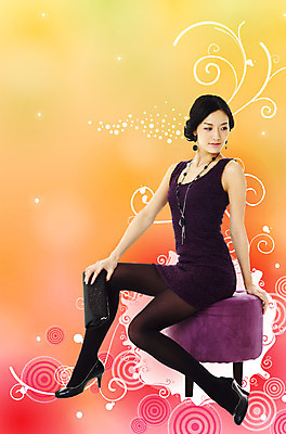 전신 PSD 편집이미지 원피스 여자 구두 포즈 백그라운드 무늬 패턴 의자 목걸이 한명 사람 앉기 20대 성인 쇼핑 귀걸이 지갑 스툴 여자만 여자한명만 성인여자만 청년만 청년여자만 성인한명만 청년여자한명만 성인여자한명만 성인만 이미지편집 1 옷 가구 신발 장신구 모션 청년 파일형식