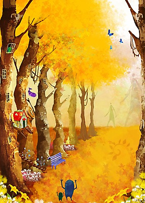 PSD 식물 꽃 길 여행 나비 백그라운드 단풍 꽃밭 벤치 의자 일러스트 창문 상상 단풍나무 풍경 사람없음 건물 판타지 가을 고래 나무집 거인 가을배경 국내일러스트 나무 건축물 계절 가구 곤충 잎 포유류 주택 수중동물 파일형식 가을_계절