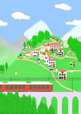 주간 PSD 나무 식물 구름 여자 할아버지 남자 길 어린이 육상교통 교통수단 여행 일러스트 하늘 엄마 휴가 산 대중교통 주택 사람 소년 여러명 야외 건물 관광지 여행객 기차 도시 고산지대 국내일러스트 자연요소 건축물 노년 다수 교통 가족 파일형식