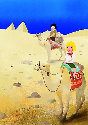 주간 PSD 동물 해외 여자 남자 나라 모래 외국문화 해외여행 여행 두마리 일러스트 아프리카 하늘 휴가 이집트 사람 야외 두명 관광지 사막 세계문화유산 짐 돌_바위 승차 피라미드 이집트문화 낙타 고삐 안장 사막여행 지명 국내일러스트 자연요소 건축물 문화 2 포유류 모션 문화재 랜드마크 파일형식