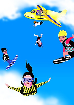 주간 PSD 구름 여자 남자 안경 교통수단 여행 한대 일러스트 배낭 항공교통 하늘 레저 휴가 고글 비행기 사람 여러명 야외 공중 여름휴가 바캉스 잠수부 떨어짐 보호장비 스카이다이빙 경비행기 국내일러스트 자연요소 1 잡화 다수 교통 컨셉 가방 대중교통 장비 전문직 익스트림스포츠 파일형식 여름_계절