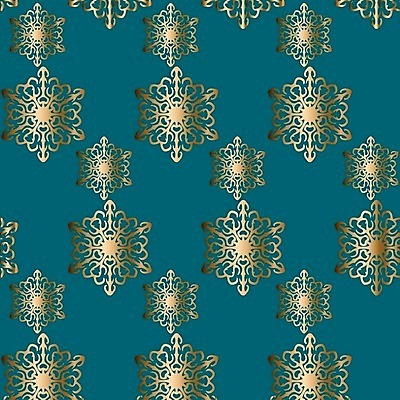 EPS 해외이미지 패턴 일러스트 사람없음 파란색 화려 눈꽃무늬 해외202008 해외일러스트 컬러 컨셉 무늬 눈꽃 파일형식 벡터