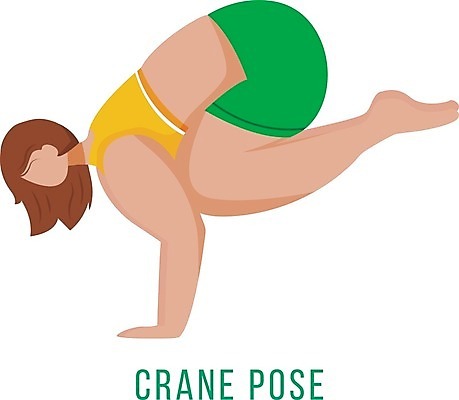 EPS 해외이미지 전신 여자 포즈 일러스트 요가 한명 성인 운동 요가자세 성인여자한명만 해외202008 해외일러스트 1 웰빙 건강 사람 여자한명만 성인여자만 파일형식 벡터