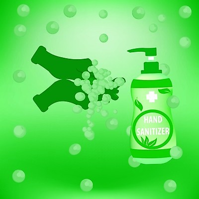EPS 해외이미지 손 일러스트 건강 신체부위 초록색 위생 비누 닦기 위생관리 손세정제 코로나바이러스 해외202008 델타변이바이러스 해외일러스트 컬러 모션 관리 사람 위생용품 바이러스 세정제 파일형식 벡터