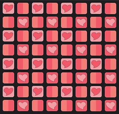 EPS 해외이미지 패턴 일러스트 사랑 사람없음 빨간색 하트 축하 해외202008 해외일러스트 모양 감정 컬러 컨셉 무늬 파일형식 벡터