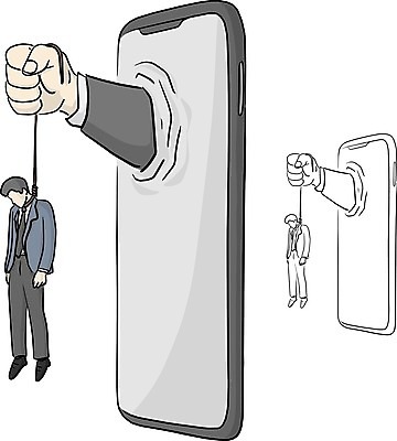 EPS 해외이미지 디자인 감정 밧줄 인터넷 일러스트 비즈니스 통신 모바일 노동자 스트레스 사람 스마트폰 핸드폰 디지털 스크린 정보 슬픔 죽음 비즈니스맨 실패 좌절 휴대용 무선전화기 전화기 스마트 전자 문제 살인 파산 고립 소셜 우울증 자살 해외202008 해외일러스트 직업 남자 줄 컨셉 금융 전자제품 스마트기기 직장인 범죄 질병 오브젝트 파일형식 벡터 의학 경제