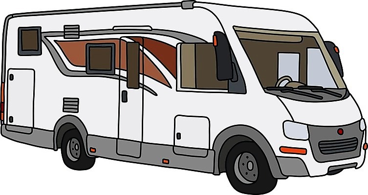 EPS 해외이미지 도로 여행 일러스트 가족 자동차 모바일 주택 캠핑 회색 흰색 큼 만화 승합차 모터 해외202008 해외일러스트 길 육상교통 컬러 관계 교통시설 승용차 레저 건물 크기 파일형식 벡터