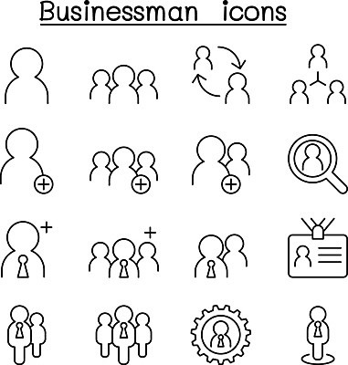 EPS 해외이미지 모양 직업 디자인 실루엣 선 컨셉 일러스트 비즈니스 관계 추상 사람 그래픽 세트 픽토그램 비즈니스맨 그룹 계획 대표 수집 종업원 심볼 직원 검색 윤곽 위치 경영 고립 고용 얇은 스타일 해외202008 해외일러스트 남자 무늬 촬영기법 구직 직장인 채용 파일형식 벡터