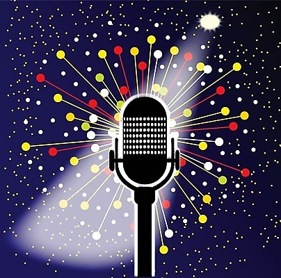 EPS 해외이미지 포스터 백그라운드 일러스트 이벤트 그래픽 공연 연주자 가수 무대 점 폭발 만화 극장 마이크 클럽 그림 코믹 스포트라이트 노래방 해외202008 해외일러스트 음향기기 음악가 파일형식 벡터