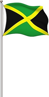 EPS 해외이미지 전통 배너 물결 십자가 일러스트 바람 매달리기 그래픽 초록색 세계 노란색 검은색 흰색 깃발 땅 심볼 봉 고립 자메이카 전국 현실 해외202008 해외일러스트 자연요소 컬러 북아메리카 모션 날씨 파일형식 벡터