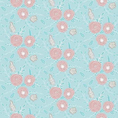 EPS 해외이미지 꽃 백그라운드 잎 꽃무늬 패턴 일러스트 사람없음 낭만 패턴백그라운드 해외202008 해외일러스트 식물 컨셉 무늬 파일형식 벡터