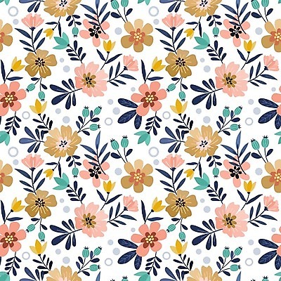 EPS 해외이미지 꽃잎 꽃 백그라운드 잎 꽃무늬 패턴 일러스트 사람없음 낭만 패턴백그라운드 해외202008 해외일러스트 식물 컨셉 무늬 파일형식 벡터